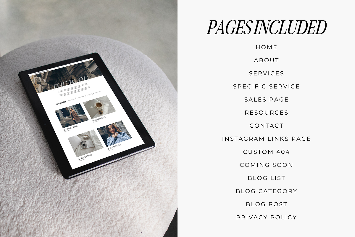 Coaching Showit Website Template, a Landing Page Template by Blush Created (Photo 3 of 12)