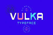 Vulka Reverse Contrast Typeface, a Sans Serif Font by YockMercado (Thumbnail 6 of 9)