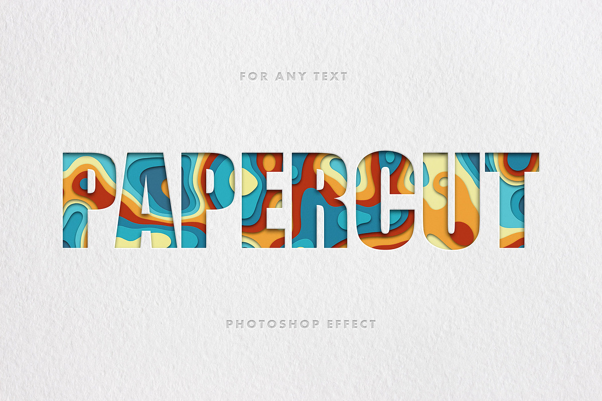 Papercut Text Effect, a Layer Style Add-On by Design Squad (Photo 3 of 3)