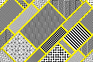 10 Seamless Geometric Patterns