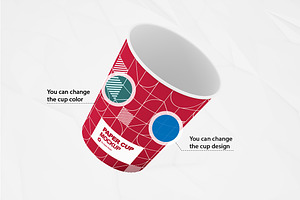 Small Paper Cup Kit Mockup