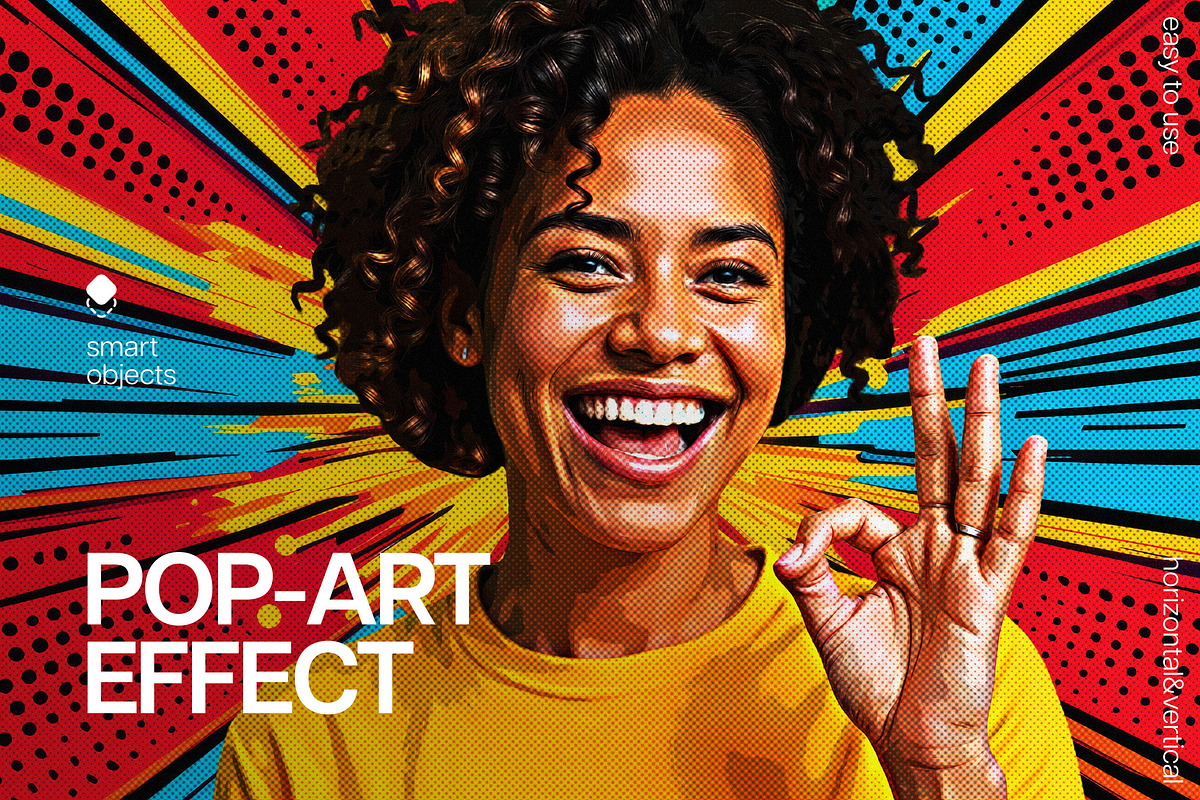 Colorful Pop-Art Photo Effect, a Brushes & More by Design Squad (Photo 1 of 6)