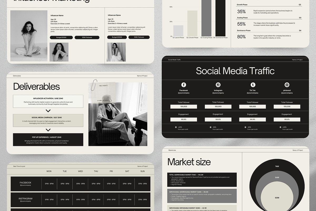 Modern Marketing Strategy, a Presentation Template by Pani Temp. (Photo 9 of 13)