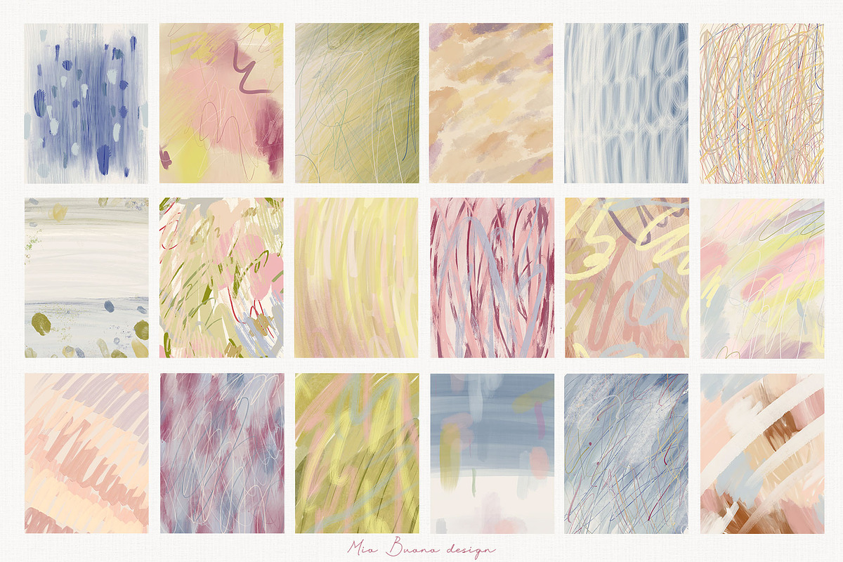 Painted Texture Backgrounds Bundle, a Background Graphic by Mio Buono (Photo 47 of 54)