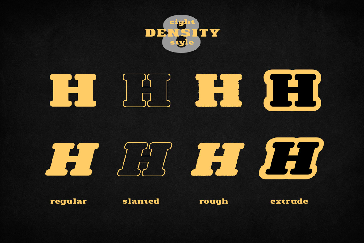 Density Heavy Slab Serif, a Slab Serif Font by Alandya TypeFoundry (Photo 8 of 15)