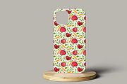 Apple and Pencil Watercolor Pattern, a Pattern Graphic by Little Creative Scribbles (Thumbnail 3 of 6)