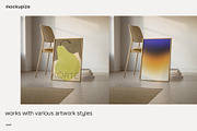 DIN A Leaning Chair Frame Mockup, a Household Mockup by mockupize (Thumbnail 5 of 7)