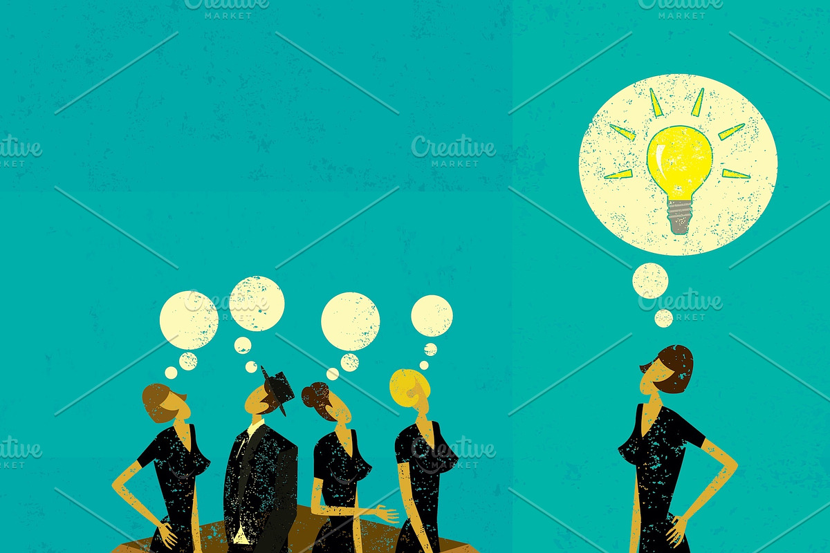 Business Concepts Bundle 04 Women, a Person Illustration by retrorocket (Photo 16 of 16)