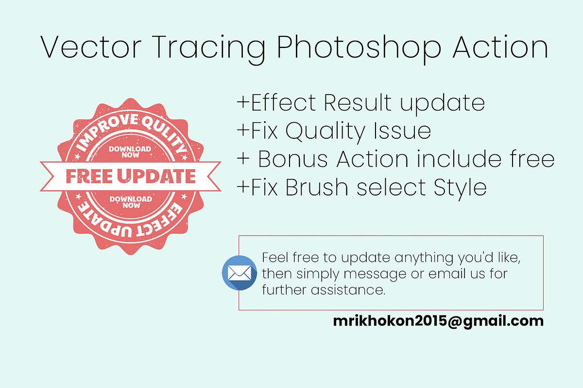 Vector Tracing Photoshop Action, an Action Add-On by MRI STUDIO (Photo 3 of 21)