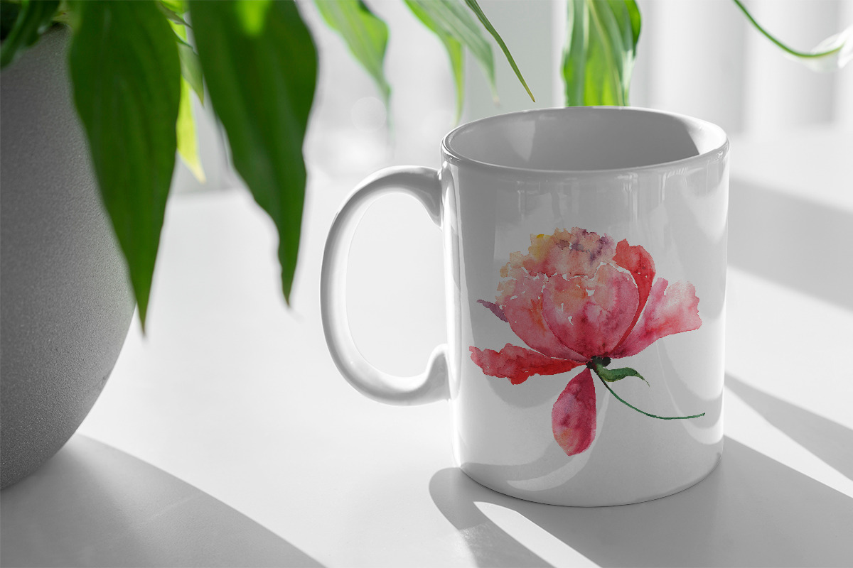 Flower.Pion. Sublimation printing, an Illustration by ElliaArt (Photo 4 of 4)