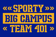 Disway - A Modern Stencil Sport Font, a Slab Serif Font by Marvadesign (Thumbnail 3 of 6)