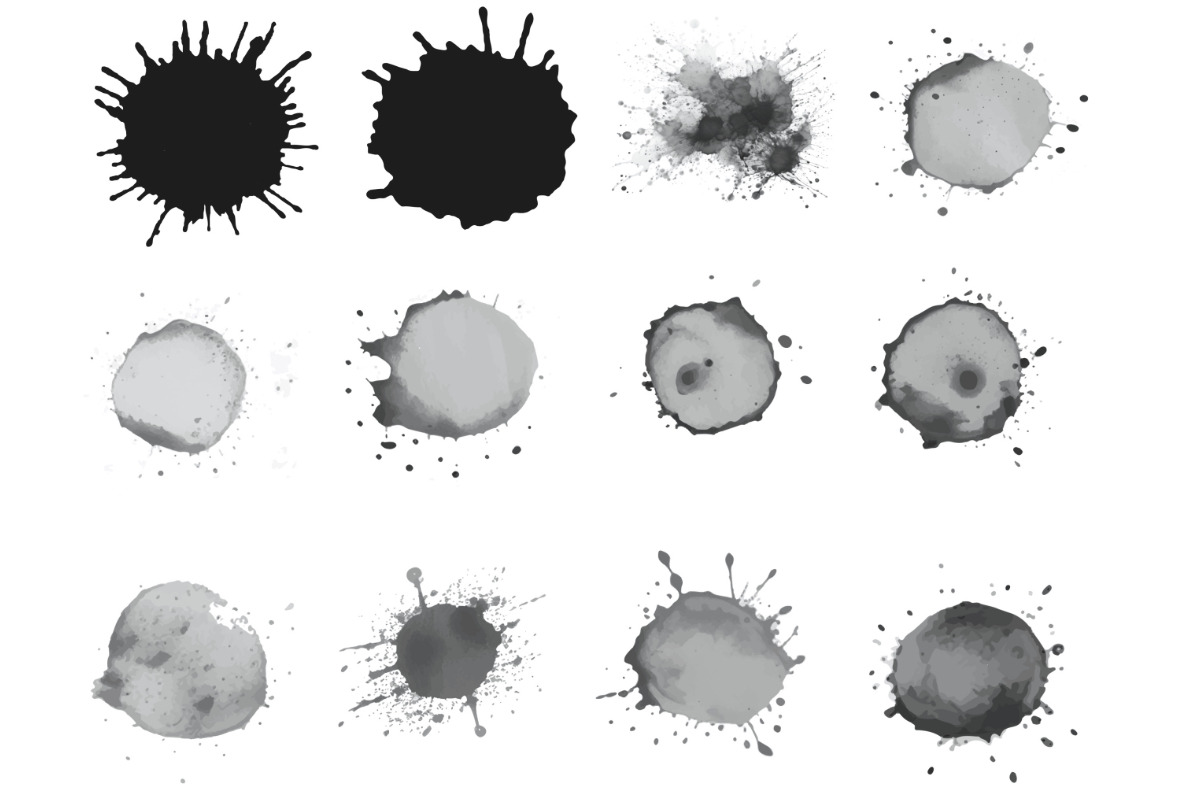 Splash Splatter Marks Set 3 Stamps, a Brush Add-On by Disasterology Ink (Photo 6 of 10)