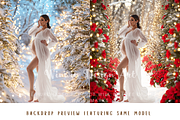 Christmas Bokeh Digital Background, a Background Photo by Winwin Design Art (Thumbnail 8 of 8)