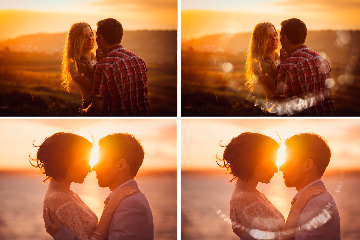 25 Sun Ring Lens Flare Overlays, jpg, a Brushes & More by OverlayBox (Photo 2 of 4)