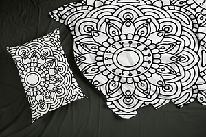 100 Mandalas Seamless Patterns