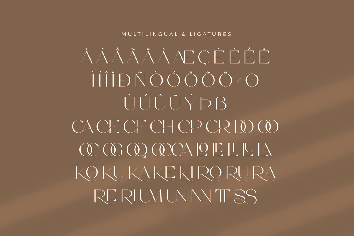 Mocca - Stylish Sans Serif Font, a Sans Serif Font by Aqeel_Art (Photo 10 of 10)
