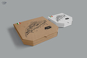 Pizza Box Mockup, a Product Mockup by Denny's Mock-ups (Thumbnail 8 of 12)