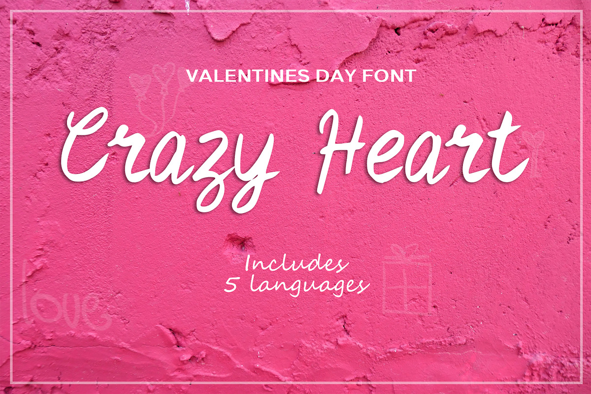 25 Valentine's Day Fonts, a Font by Eldamar Studio (Photo 2 of 51)