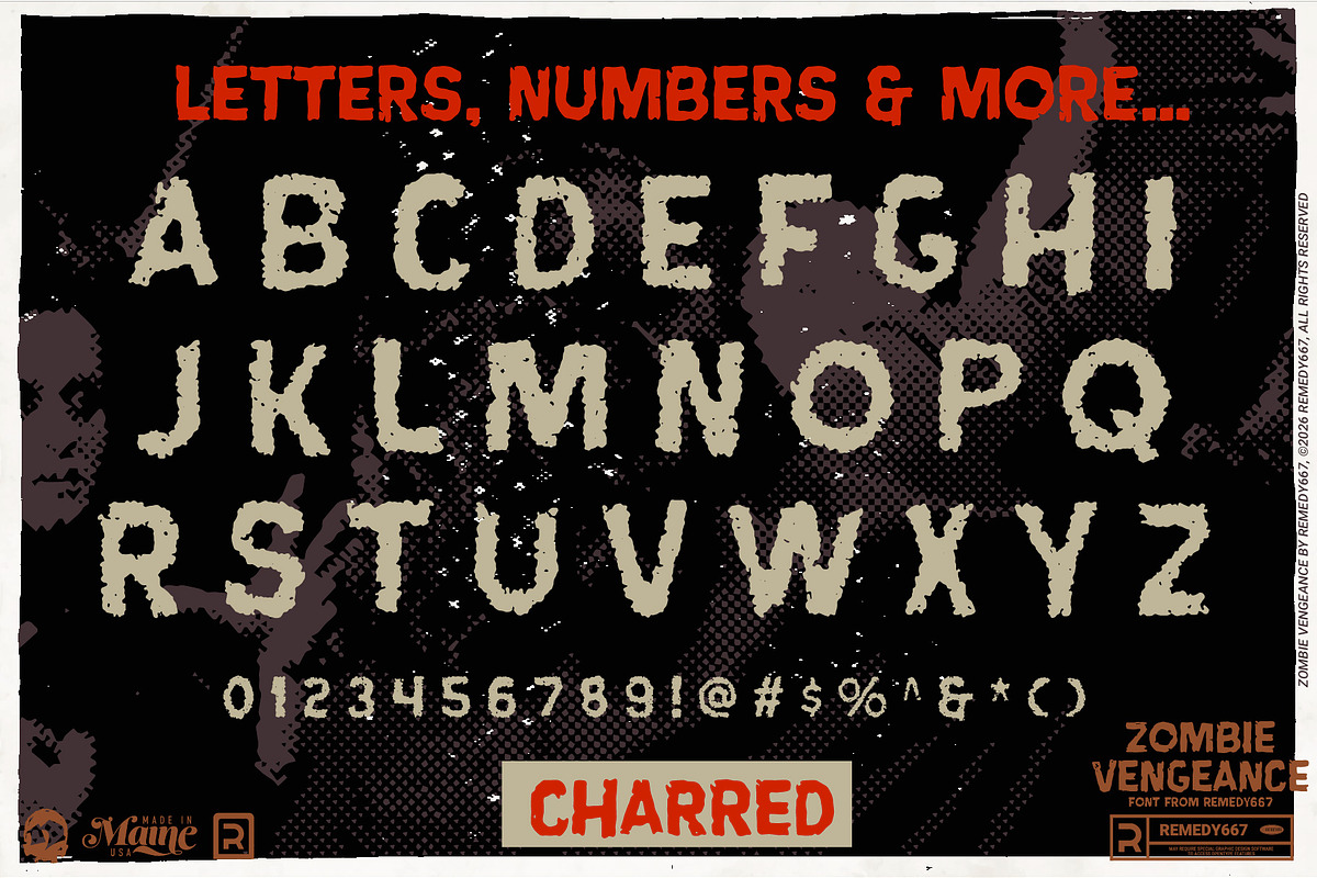 Zombie Vengeance, a Sans Serif Font by Remedy667 (Photo 9 of 11)
