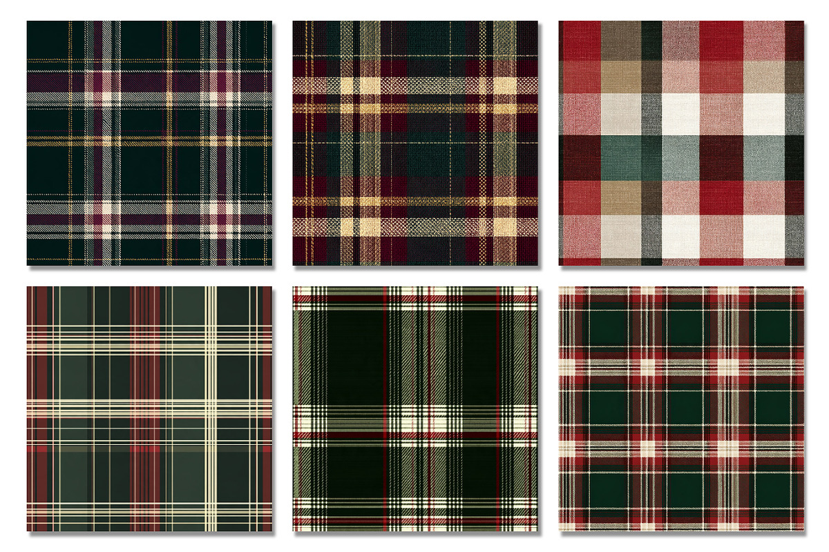 Christmas Plaid Seamless Pattern, a Texture Graphic by Dream Creation (Photo 6 of 7)
