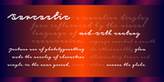 Sarcastic, a Script Font by Barnbrook Fonts (Thumbnail 4 of 4)