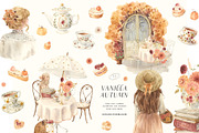 Vanilla Autumn watercolor, a Seasonal Illustration by LiChu Art (Thumbnail 1 of 10)