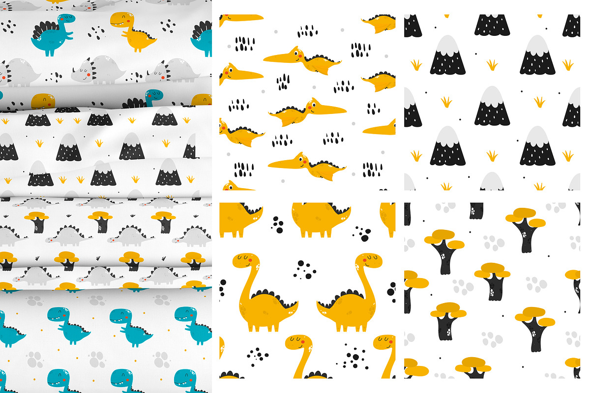 Baby Dinosaurs - Cute Characters, a Decorative Illustration by Sumacj (Photo 5 of 6)