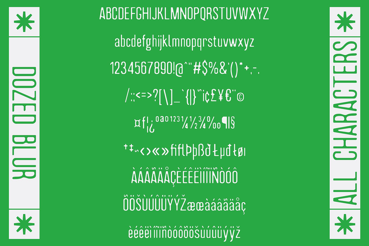 Dozed Blur, a Sans Serif Font by Craft Supply Co. (Photo 8 of 8)