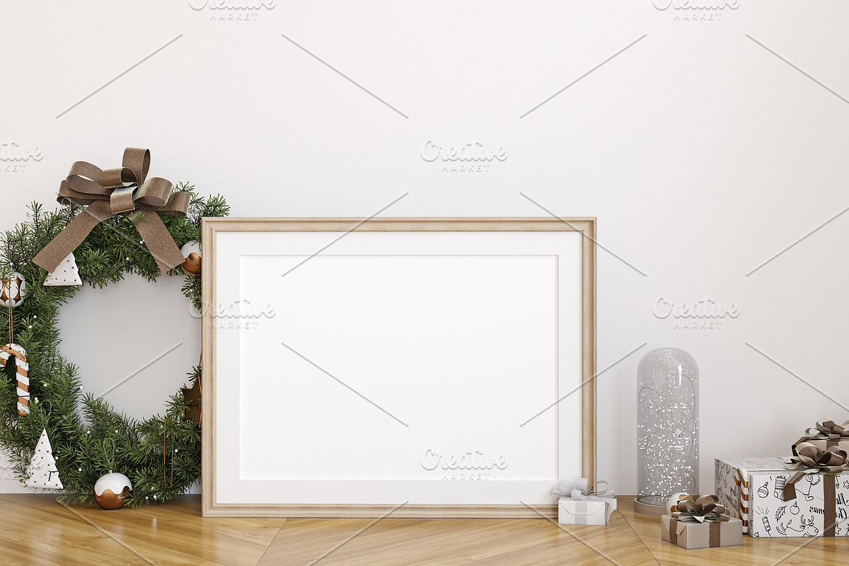 Christmas Frame Mockup Bundle -20, a Print Template by Mockup Shop (Photo 15 of 39)