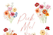 Watercolor ANEMONE Flower - Pick Me!, a Decorative Illustration by Beigetime (Thumbnail 6 of 16)