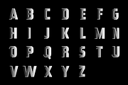 SVGRAY – Liquid Chrome Futuristic, a Sans Serif Font by Drizy (Thumbnail 3 of 8)