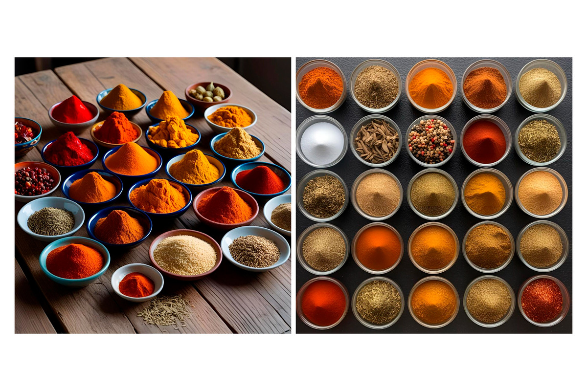 SET Indian Traditional Spices Mix, a Graphic by IrySha (Photo 6 of 11)