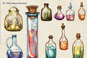 Poison Garden Witchcraft Clipart, an Object Illustration by Belusuab (Thumbnail 9 of 16)