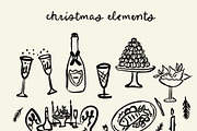 Whimsical Christmas Clipart, an Object Illustration by Teresa Art Store (Thumbnail 6 of 9)