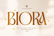 Biora - Elegant Serif Display Font, a Serif Font by Flawless And Co (Thumbnail 1 of 10)