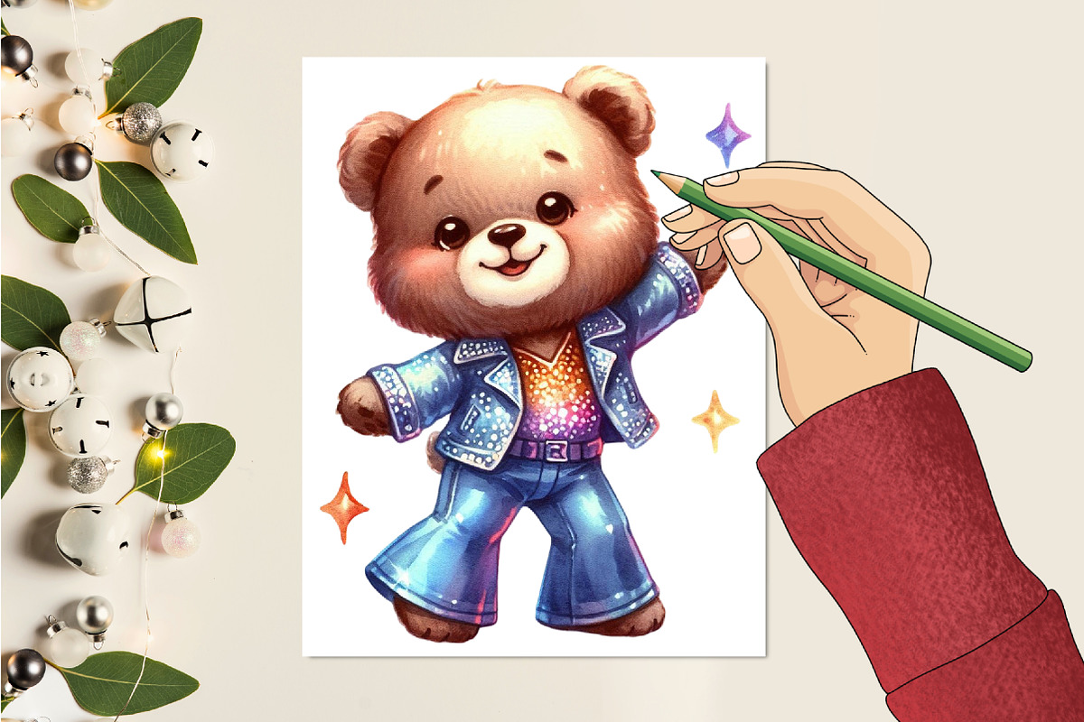 Funky Dressed-Up Animals Clipart, an Illustration by RobertsArt (Photo 6 of 7)