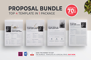 Proposal Bundle | MS Word & Indesign, a Stationery Template by obayes