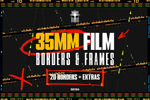 35mm Film Borders & Frames