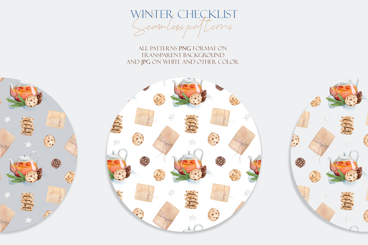 Watercolor Bundle Four Seasons., a Seasonal Illustration by NataliArkushArt (Photo 33 of 65)