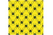 Halloween Spiders on Yellow Seamless, a Pattern Graphic by Sharon Schwalbe (Thumbnail 4 of 4)