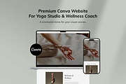 Yoga Studio & Wellness Coach Website, a Landing Page Template by batang (Thumbnail 1 of 5)