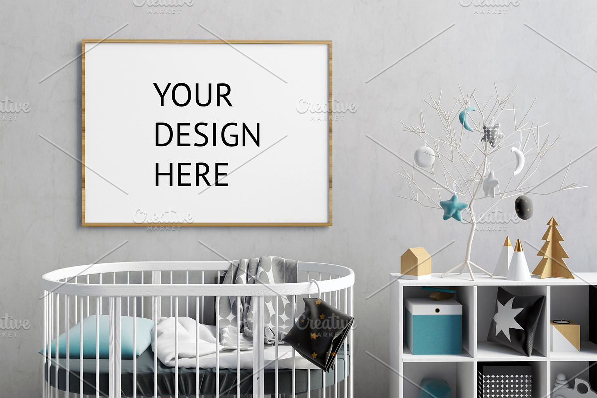 15 bedroom poster mock up, a Household Mockup by ChromiumHeart (Photo 15 of 17)