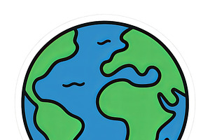 Illustration of Earth globe in Anima, an Illustration by Dvoevnore photos