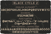 Black Cycle Font DUO, a Blackletter Font by VozzyStock (Thumbnail 3 of 10)