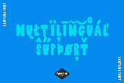 Lantana | Bubble Floral Display Font, a Font by Typed Up Studio (Thumbnail 5 of 10)