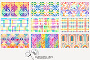 80 pastel geometric seamless pattern, a Pattern Graphic by Poppy Lane Studio (Thumbnail 4 of 11)