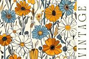 Wildflower Garden Seamless Pattern, a Pattern Graphic by UniqueMe (Thumbnail 4 of 14)
