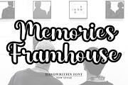 Memories Framhouse, a Script Font by AnayaStudio (Thumbnail 1 of 5)