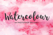 Watercolor Photoshop brush set