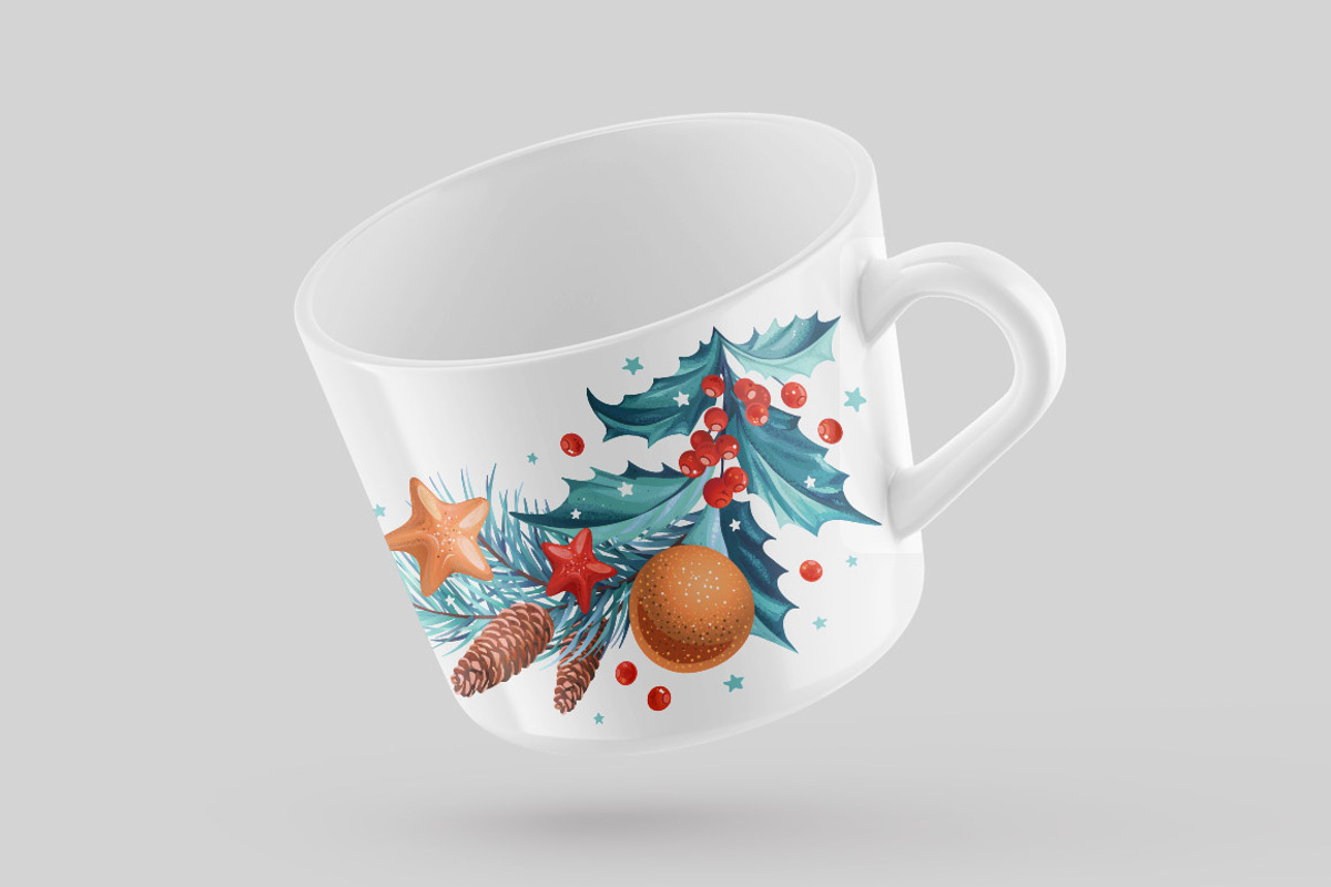 Christmas Set 1, a Background Graphic by Yulia Ogneva (Photo 5 of 7)